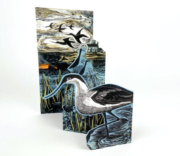 Avocets at Blackeney Die-Cut Card - Image 4