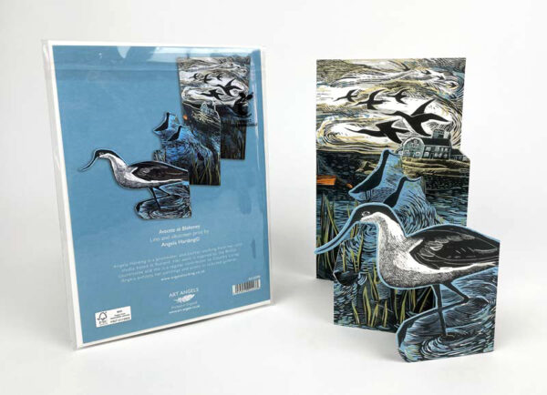 Avocets at Blackeney Die-Cut Card - Image 3