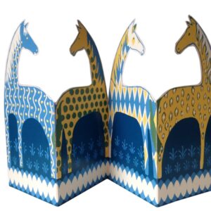 Parade of Horses Concertina Card