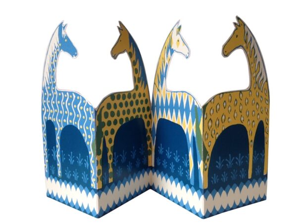 Parade of Horses Concertina Card