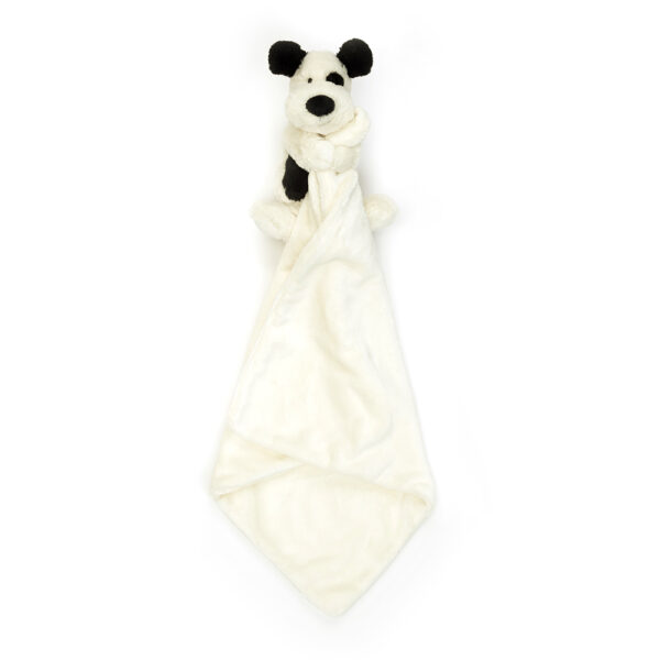 Jellycat Bashful Black & Cream Puppy Soother - Image 3