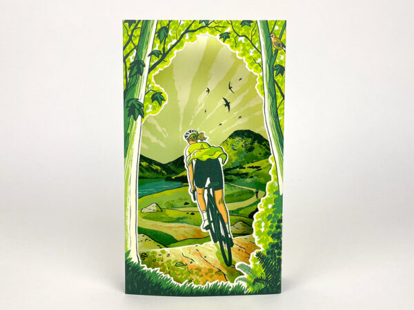 Spring Spins Die-Cut Card