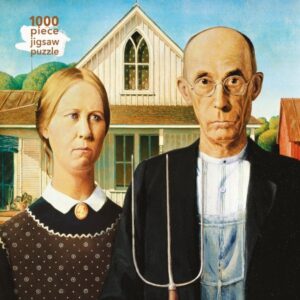 Grant Wood: American Gothic Sustainable Jigsaw Puzzle