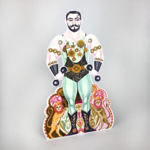 Alexander Strongman Die-Cut Card
