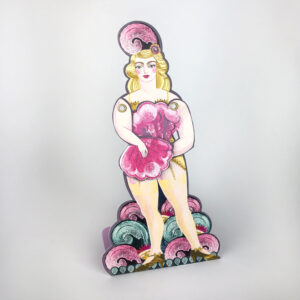 Fanny - Fan Dancer Die-Cut Card