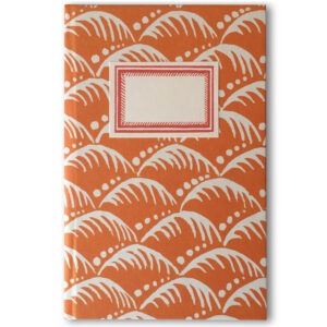 Hardback Notebook - Wave Blood Orange