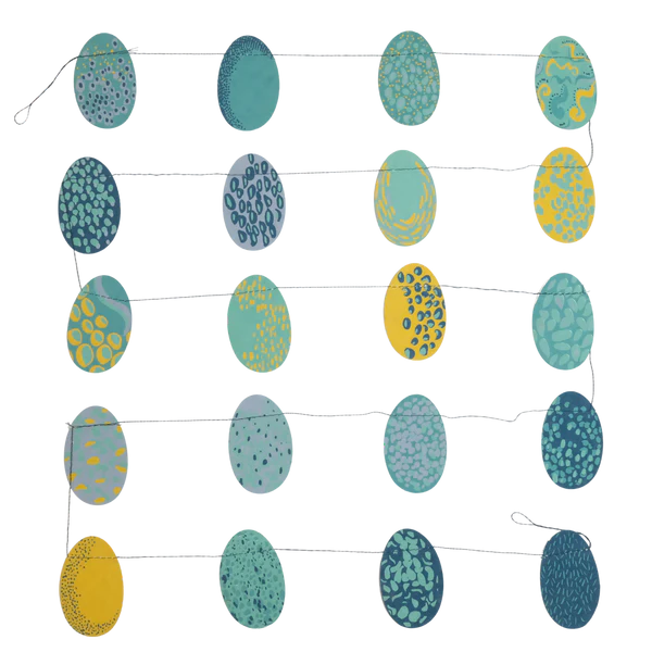 Blue Eggs Garland