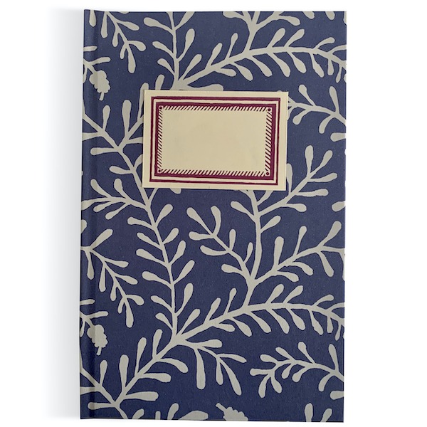 Hardback Notebook - Sprig Harebell Blue