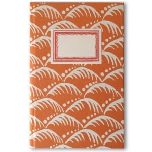 Hardback Notebook - Wave Blood Orange