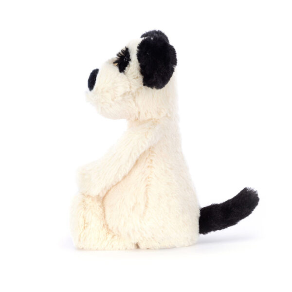 Jellycat Small Bashful Black & Cream Puppy - Image 2
