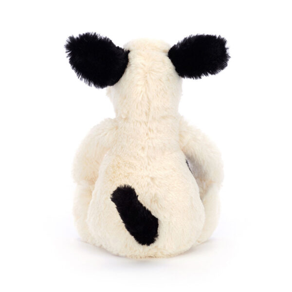 Jellycat Small Bashful Black & Cream Puppy - Image 3