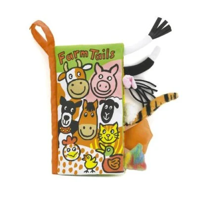 Jellycat Farm Tails Fabric Book