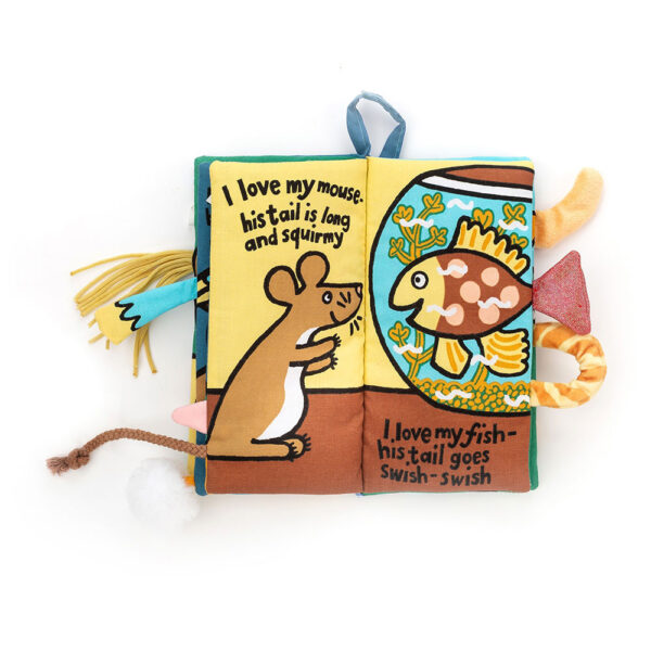 Jellycat Pet Tails Fabric Book - Image 2