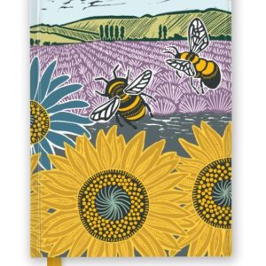 Kate Heiss: Sunflower Fields (Foiled Journal)
