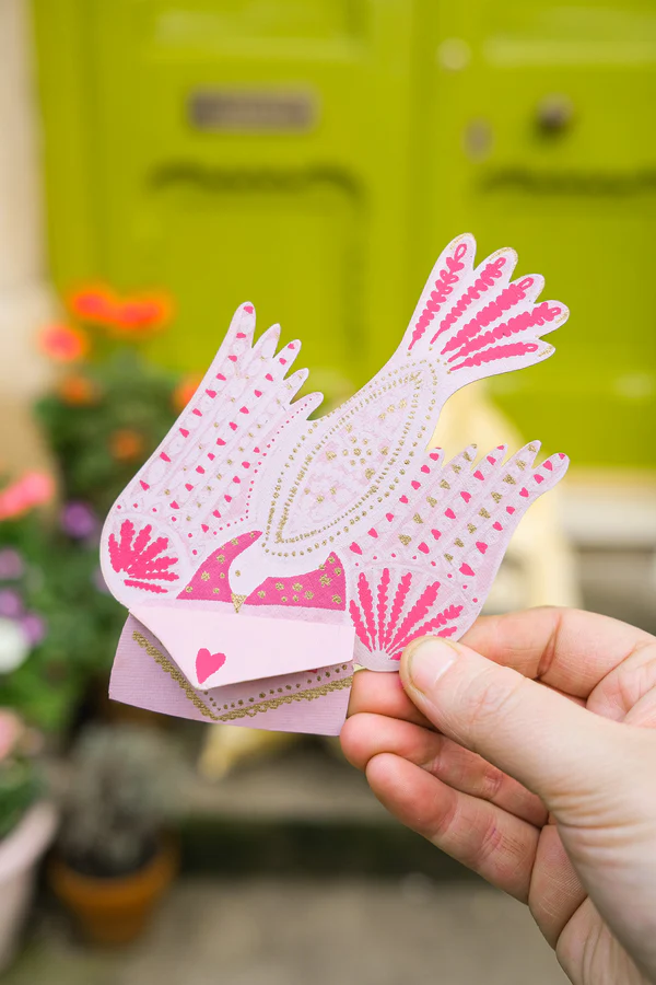 Love Letter Bird Greetings Card - Image 3