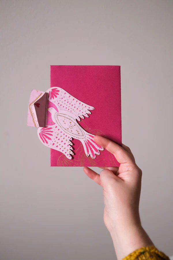 Love Letter Bird Greetings Card - Image 2