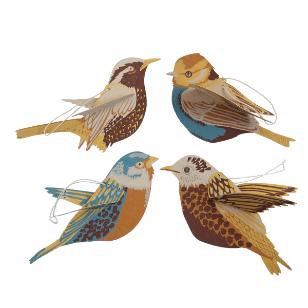 British Birds Ornaments