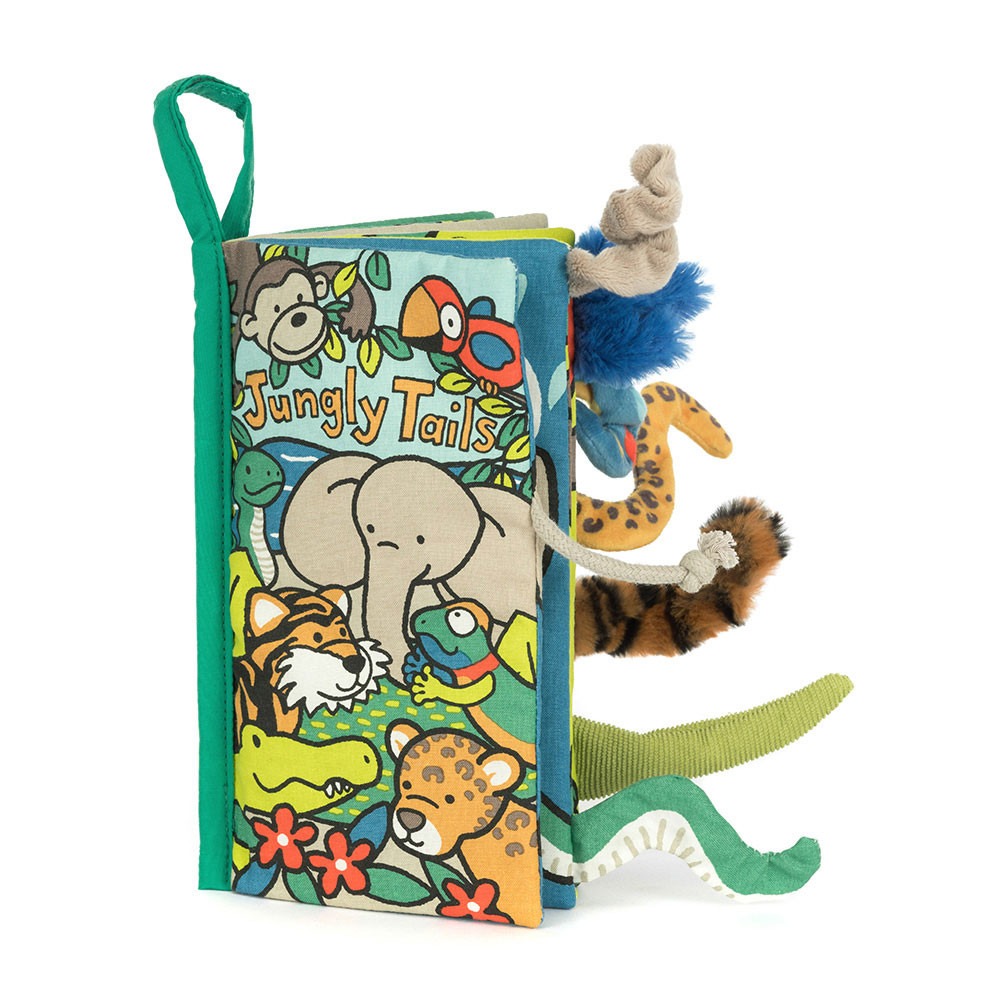 Jellycat Jungly Tails Fabric Book (2025 Edition)
