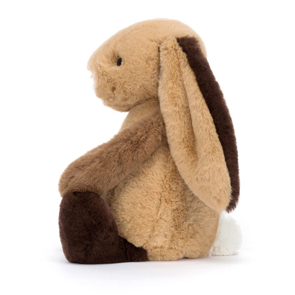 Jellycat Bashful Patchwork Brown Bunny - Image 3