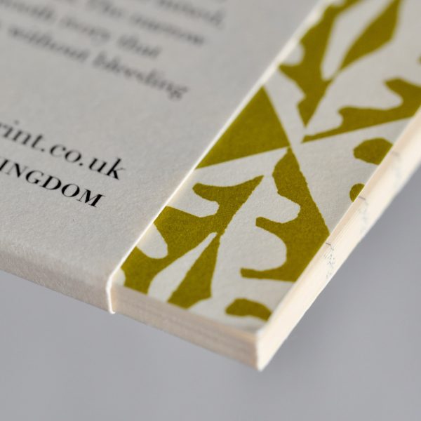 Pocket Notebook Oak Leaves Sap Green - Image 2