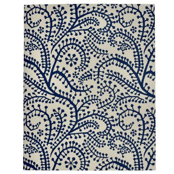 Exercise Book Seaweed Paisley Prussian Blue (Lined) - Image 2