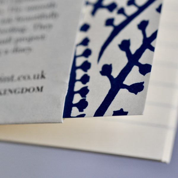 Exercise Book Seaweed Paisley Prussian Blue (Lined) - Image 3