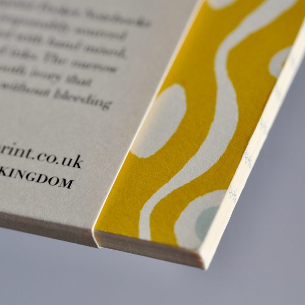 Pocket Notebook Persephone Mustard and Pale Turquoise - Image 2