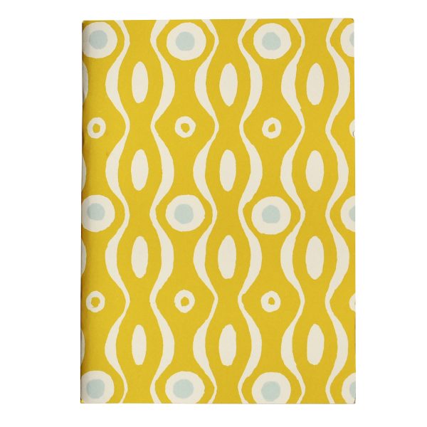 Pocket Notebook Persephone Mustard and Pale Turquoise - Image 3