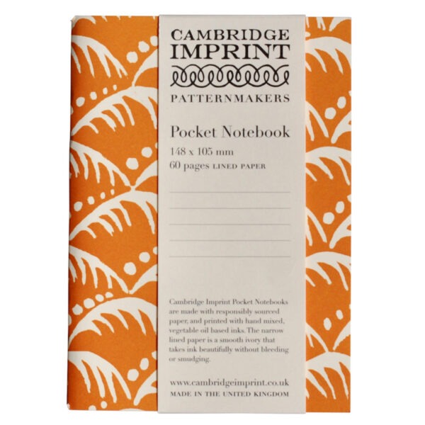 Pocket Notebook - Wave Blood Orange