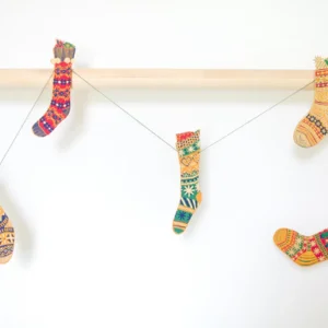 Festive Stockings Garland